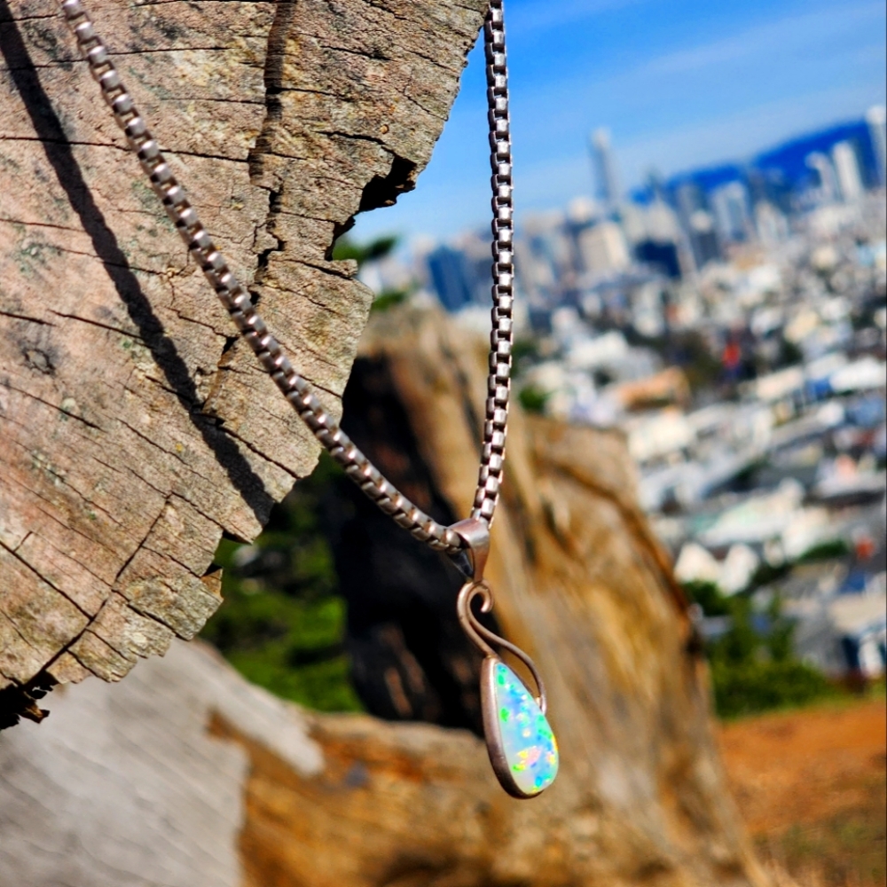 Inner Brilliance Rainbow Opal (Pendant Only)